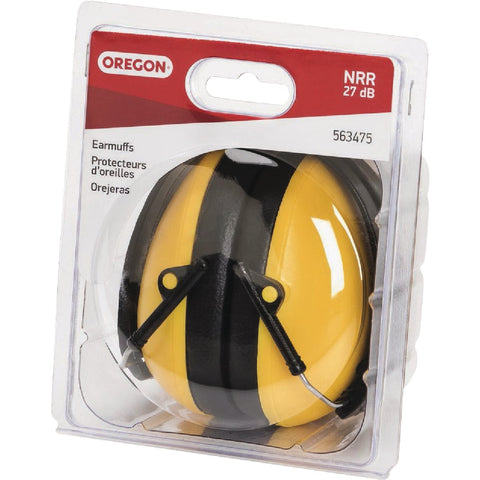 Oregon Yellow Protective Earmuffs; Mfg #563475