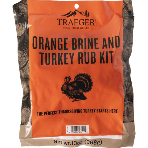 Traeger Orange Brine & Turkey Rub Kit; Mfg #SPC206