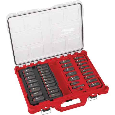 Milwaukee SHOCKWAVE 36-Piece 1/2 In. Deep Impact Driver Set; Mfg #49-66-6805
