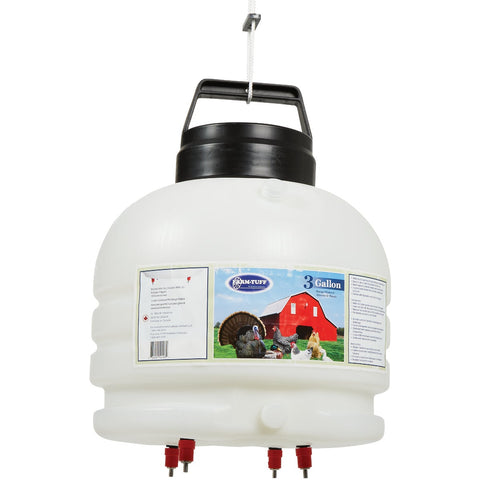 Farm-Tuff Game & Bird Range Poultry Waterer; Mfg #RW-3G