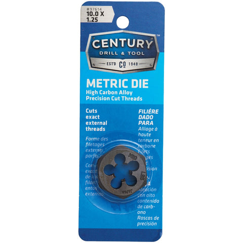 Century Drill & Tool Metric Hex Die; Mfg #97614