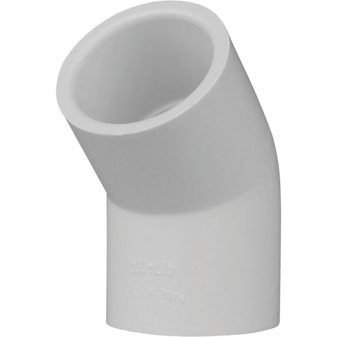 Charlotte Pipe Schedule 40 PVC Elbow (Slip x Slip); Mfg #PVC 02309  1000HA