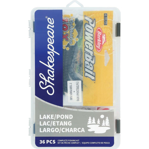 Shakespeare Lake & Pond Tackle Box Kit; Mfg #CMF3LAKEPONDTBKIT