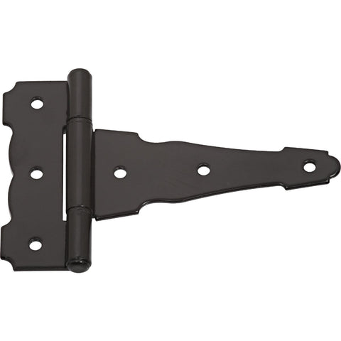 National Black Ornamental Reversible T-Hinge; Mfg #N881-904