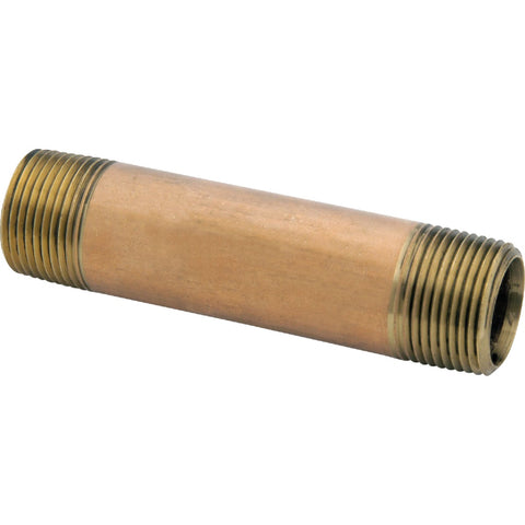 Anderson Metals Red Brass Nipple; Mfg #38300-0630