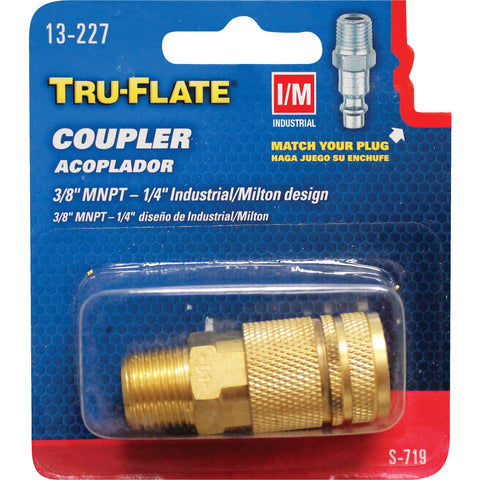 Tru-Flate 1/4" Body Series Coupler; Mfg #13-227