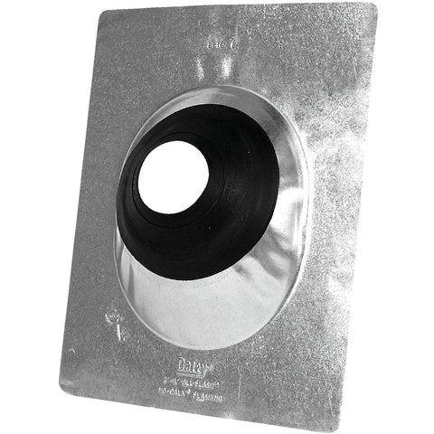 Oatey All-Flash No-Calk Roof Pipe Flashing/Galvanized Base; Mfg #11816