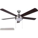 Home Impressions Preston 52 In. Ceiling Fan; Mfg #CF52PR35BN-B
