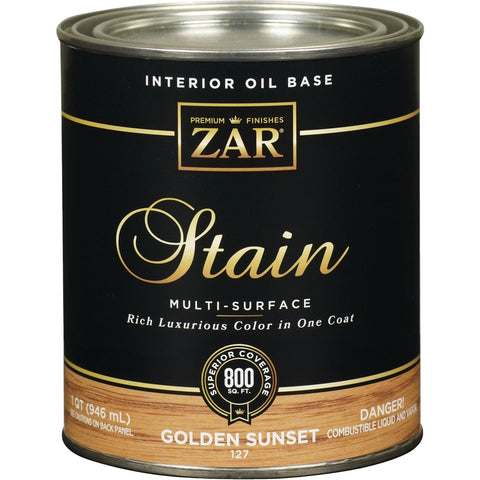 ZAR Oil-Based Interior Wood Stain; Mfg #831441