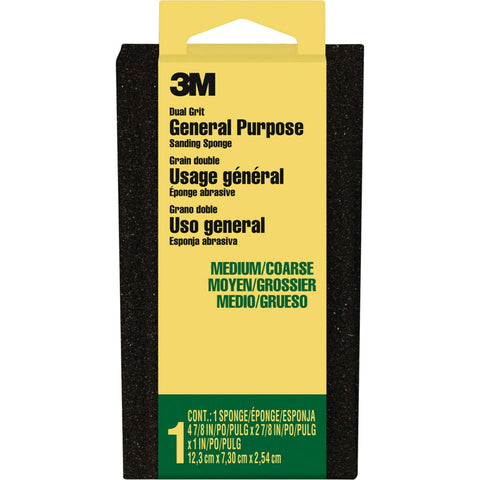 3M All-Purpose Sanding Sponge; Mfg #DSMC-ESF-10