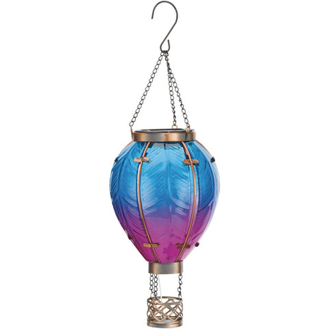 Regal Art & Gift Hot Air Balloon Hanging Solar Light; Mfg #12767