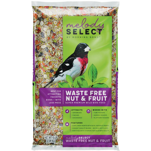 Melody Select Waste Free Nut & Fruit Bird Seed; Mfg #14055