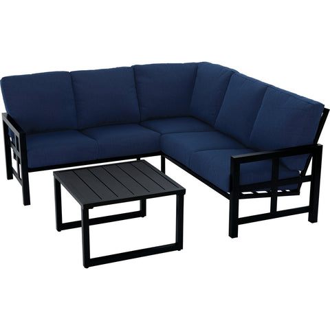 Outdoor Expressions Sectional Sofa Chat Set; Mfg #M03-S2614CK-SET