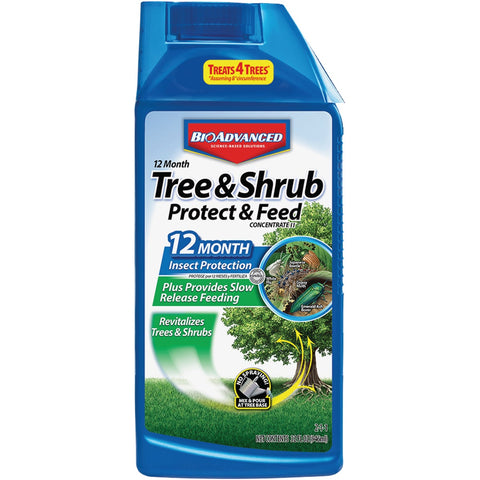 BioAdvanced Tree & Shrub Protect & Feed Insect Killer; Mfg #701901A