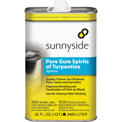 Sunnyside Pure Gum Spirits Turpentine; Mfg #87032S
