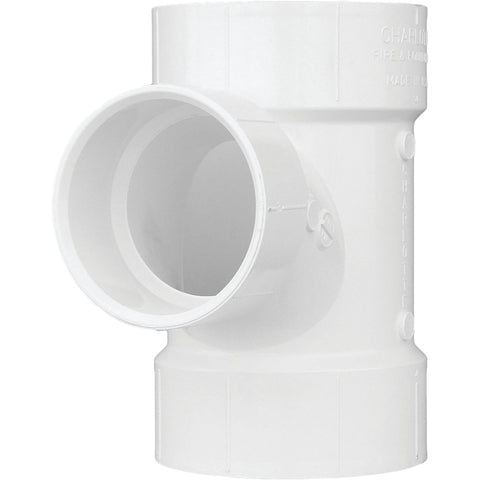 Charlotte Pipe PVC Reducing Sanitary Tee; Mfg #PVC 00401  0600HA