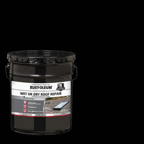 Rust-Oleum Wet or Dry Plastic Roof Cement & Patching Sealant; Mfg #301990