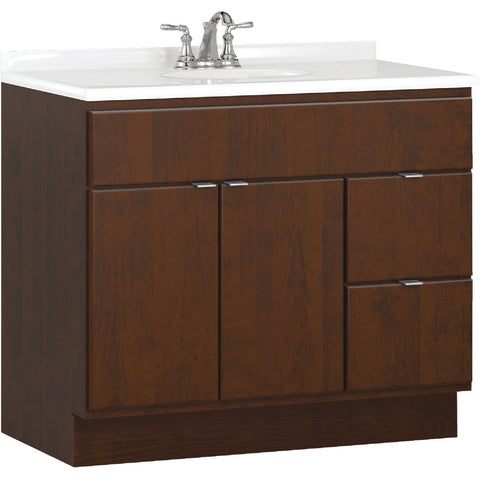 Bertch Riverside Vanity Base; Mfg #RS-B-B-VTR36T