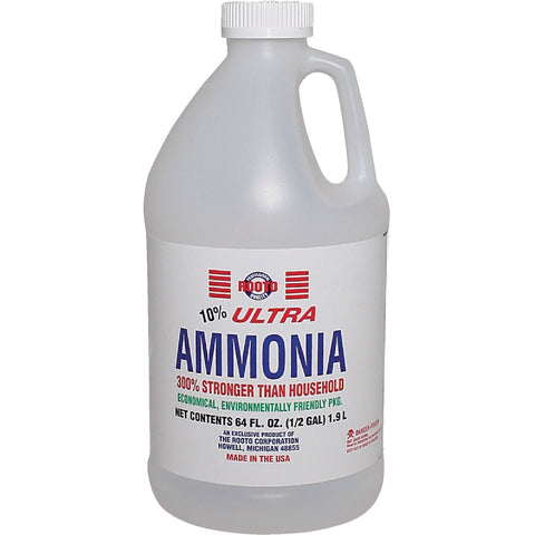 Rooto 10% Clear Ammonia; Mfg #2005