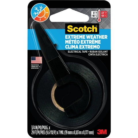 Scotch Cold Weather Vinyl Plastic Electrical Tape; Mfg #10455