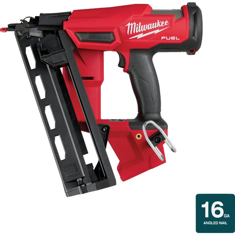 Milwaukee M18 Brushless 16-Gauge Angled Finish Nailer - Tool Only; Mfg #2841-20