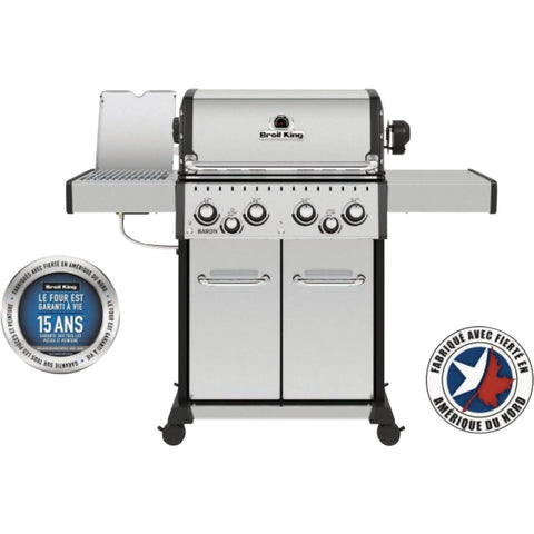 Broil King Baron S490 PRO IR LP Gas Grill; Mfg #677344