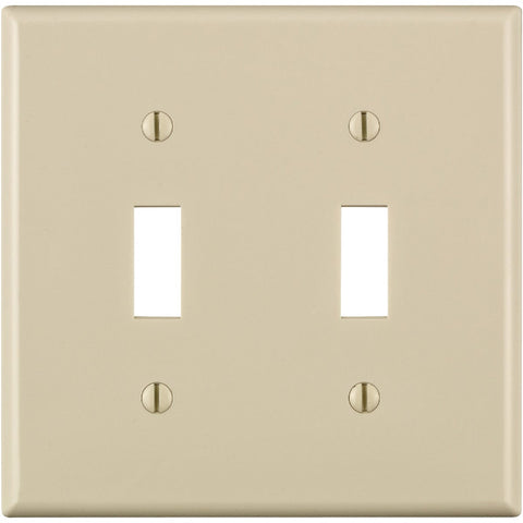 Leviton Unbreakable Toggle Switch Wall Plate; Mfg #011-80709-00T