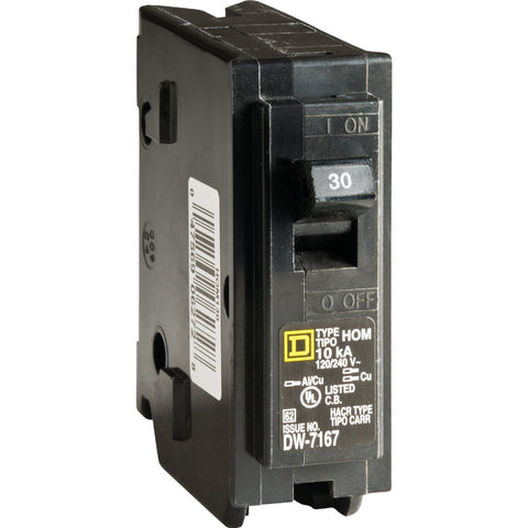 Square D Homeline Circuit Breaker; Mfg #HOM130CP