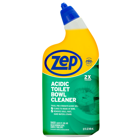 Zep Acidic Gel Toilet Bowl Cleaner # ZUATBC32-32OZ GEL TOILET CLEANER 12 per Case